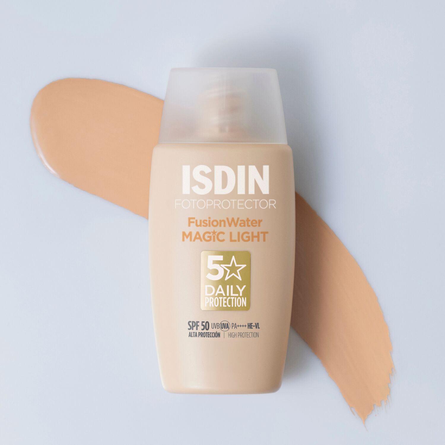 FOTOPROTECTOR ISDIN SPF 50 FUSION WATER COLOR (PROTECTOR SOLAR FACIAL CON COLOR)